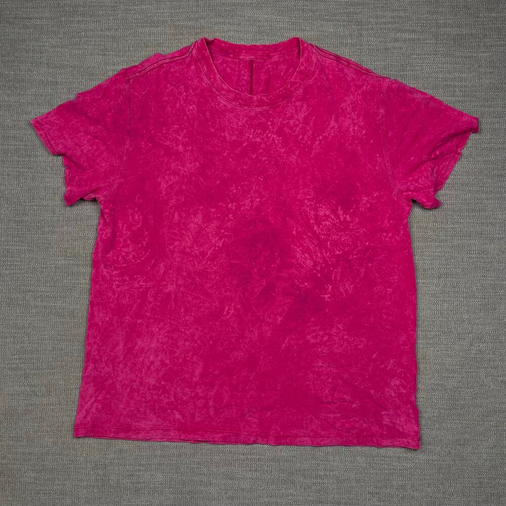 Lululemon All Yours Boyfriend Tee Womens 8/10 Pink Cloud Wash